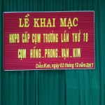 KHAI MẠC HKPĐ CỤM TRƯỜNG NĂM 2017